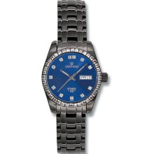 Sartego Ladies Black Stainless Steel Automatic Blue Dial SBMB55