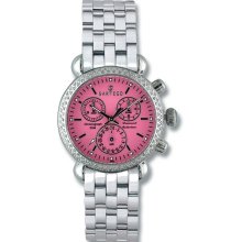 Sartego Ladies Diamond Chronograph Pink Dial SDPK383S