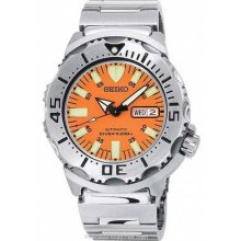 Seiko Diver's Automatic 200M - Orange Dial - Stainless Bracelet SKX781