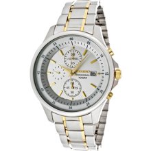 Seiko Men's Stainless Steel Case Chronograph Date Rrp $295 Watch Snde23p1