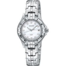 Seiko Mother of Pearl Dial Stainless Steel Ladies Watch SXDA31