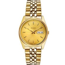 Seiko SGF206 Men's Dress Yellow Gold Plated Stainless Steel Watch