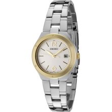 Seiko Silver Dial Two-tone Steel Case Ladies Watch SXDC48