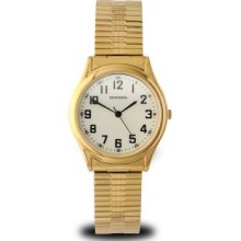 Sekonda 3244.27 Gents Gold Plated Analogue Expander Watch