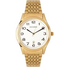 Sekonda Gold Bracelet Watch Black