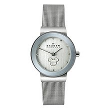 Skagen Disney Mickey Silhouette Steel Mesh Women's watch #D358SSSDP