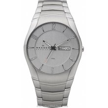 Skagen Mens Stainless Steel Case and Bracelet Gray Dial Day 531XLSXC