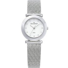 Skagen - Silver Stretch Mesh Bracelet Ladies Watch - 107ssss1