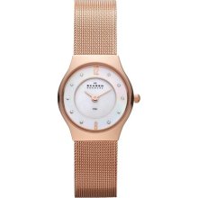 SKAGEN SKAGEN Steel Rose Gold Tone Mesh Watch