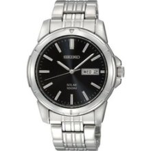 SNE093 -- Seiko Mens Watch Stainless Steel Solar Quartz Link Bracelet SNE093 SNE093