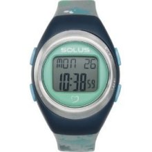 Solus Unisex Digital Day-date Backlight Silver Pu Casual Watch Sl-800-012