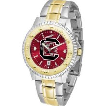 South Carolina Gamecocks Men's Stainless Steel and Gold Tone Watch