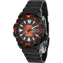 SRP311K1 - 2013 Seiko Automatic 4R36 Black & Orange Monster Professional Divers 200m Watch