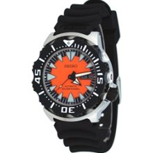 SRP315K1 - 2013 Seiko Automatic 4R36 Orange Burst Monster Professional Divers 200m Watch