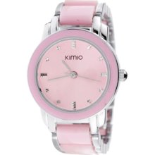 Steel Chain Quartz Watch for Women (Pink) - Pink - Stainless Steel