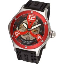 Stuhrling Alpine Xtreme Auto Skeleton Mens Watch 4ATXL.332TT640