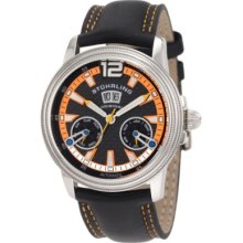 Stuhrling Original 275 Saturnalia GTS Automatic Leather Strap Mens Watch