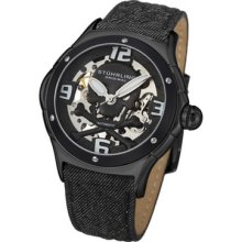 Stuhrling Original 524 335ob1 Alpine Reaper Automatic Skeletonized Mens Watch