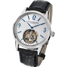 Stuhrling Original 542 331x2 Cuvette Tourbillon Mechanical Mens Leather Watch