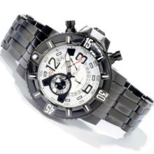 Stuhrling Original Men's Challenger Pro Quartz Chronograph Stainless Steel Bracelet Watch