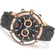 Stuhrling Original Men's Victory Quartz Chronograph Rubber Strap Watch