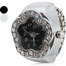 Style Women's Star Alloy Analog Quartz Ring Watch (Assorted Colors)