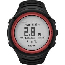 Suunto 'Core' Multifunction Watch Black/ Lava Red