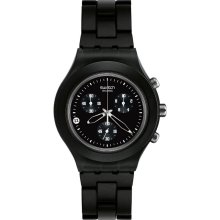 Swatch SVCF4000AG Full-Blooded Smoky Black Chrono Men's Watch