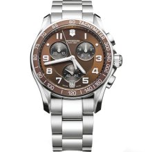 Swiss Army 249036 Mens Swiss Army Chrono Classic Watch with Round Brow