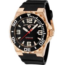 Swiss Legend Men's 'Expedition' Black Silicon Watch ...