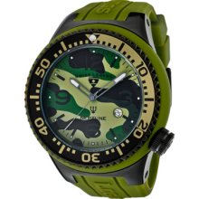 SWISS LEGEND Watches Men's Neptune (52 mm) Green Camouflage Dial Green