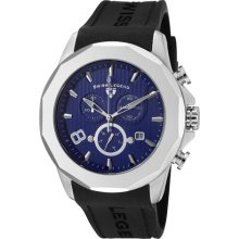 SWISS LEGEND Watches Men's Monte Carlo Chronograph Blue Textured Dial