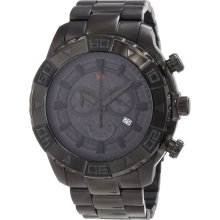 Swiss Precimax SP12208 Men's Valor Elite Black Dial Black Ion Plated