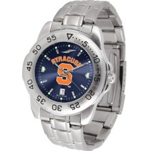 Syracuse Orange Sport AnoChrome Steel Band Men's Watch