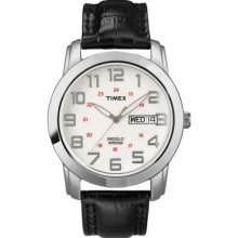 T2N440 Timex Mens Classics Black White Watch