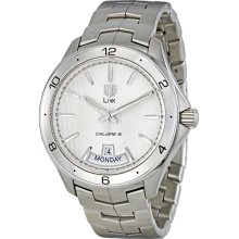Tag Heuer Link Silver Dial Stainless Steel Automatic Mens Watch WAT2011.BA0951