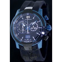 Technomarine Uf6 wrist watches: Blue Pvd Case & Blk Dial 611004
