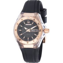 TechnoMarine Women s Quartz Day & Date Silicone Strap Watch