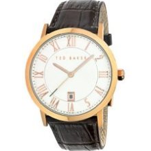 Ted Baker Men's Te1041 Sui-ted Analog Silver Dial Watch