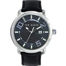 Ted Baker Straps Black Dial Men's Watch #TE1087