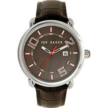 Ted Baker Straps Brown Dial Men's Watch #TE1088