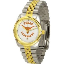 Texas Longhorns UT Mens Steel Executive Watch