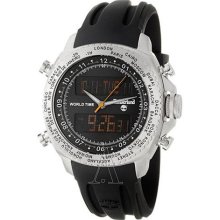 Timberland Men's 'Steprock' Stainless Steel Silicon Quartz Watch