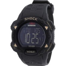 Timex Expedition Full Pusher Shock, Black Strap, Lcd Dial - T49896