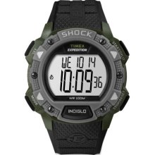 Timex Expedition Shock Watch Mens, Green/Black