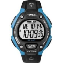 Timex Ironman 30-Lap Full Size Watch - Blue/Black - T5K521