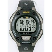 Timex Ironman Black/Titanium Gray Traditional 30 Lap Full-size Watch