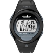 timex ironman core 10 lap full size - black