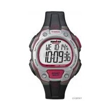 Timex Ironman Core 50-Lap Sleek Sport Watch: Full-Size; Black/Silver/Red