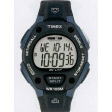 Timex Ironman Gray/Blue Traditional 30 Lap Full-size Watch